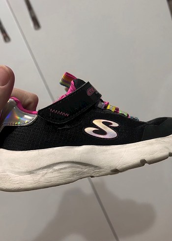 Kız Çocuk Siyah Çok Renkli Skechers Spor Ayakkabı - Görsel 3