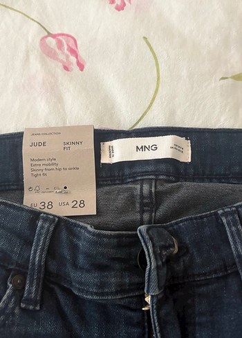 Erkek Lacivert Regular Fit Denim Jean - Görsel 6