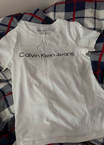 Calvin Klein Kadın Beyaz Kısa Kollu Tişört - Görsel 2