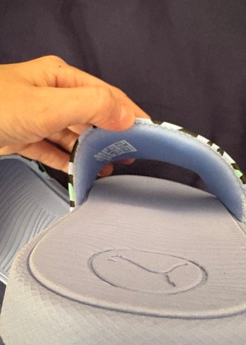 Puma Çocuk Mavi Pop Art Desenli Sandalet - Görsel 3