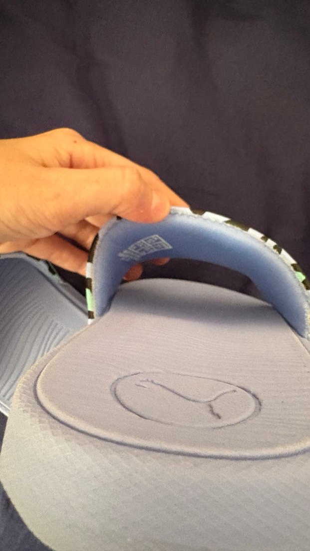 Puma Çocuk Mavi Pop Art Desenli Sandalet - Görsel 3