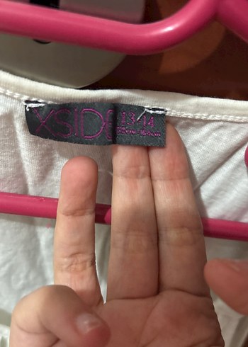 Kız Çocuk Beyaz Dantel Detaylı Askısız Tişört - Görsel 2