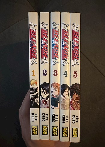 Bleach türkçe Manga ilk 5 cilt set
