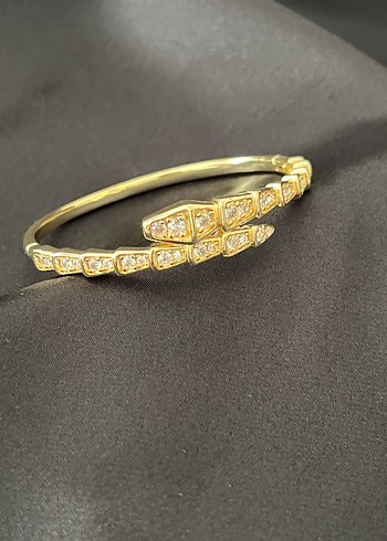 Accessorize Yilan Motifli Gold Kelepce Bilezik