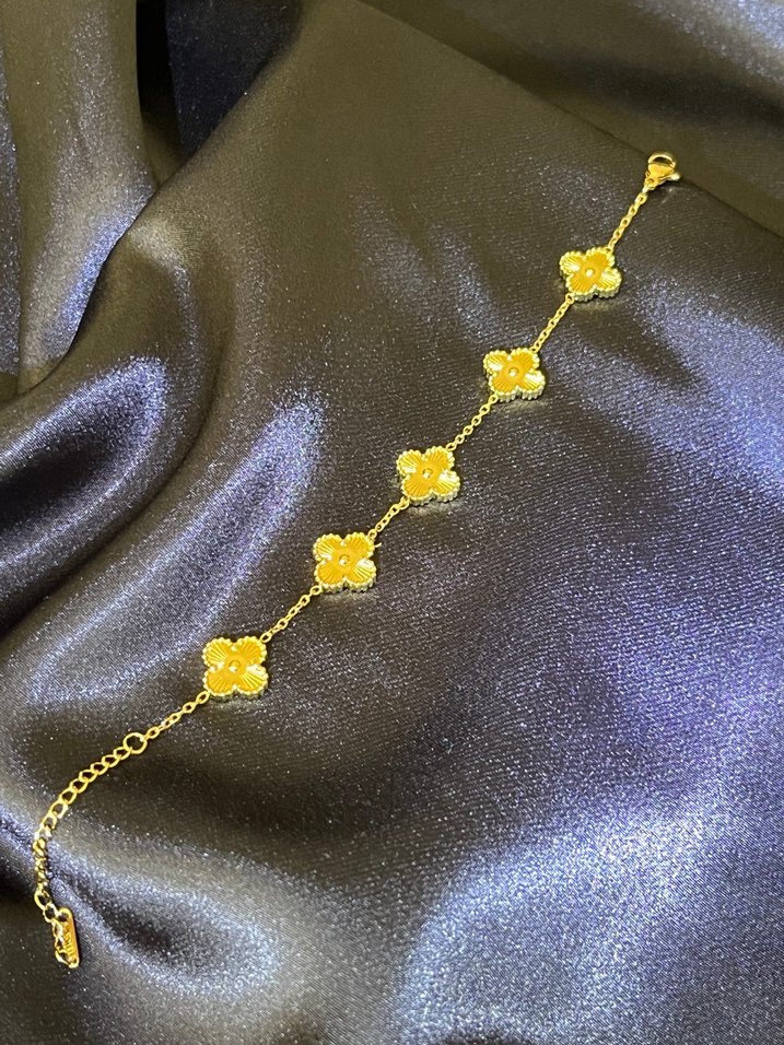 Yonca model gold bileklik — görsel 3/3