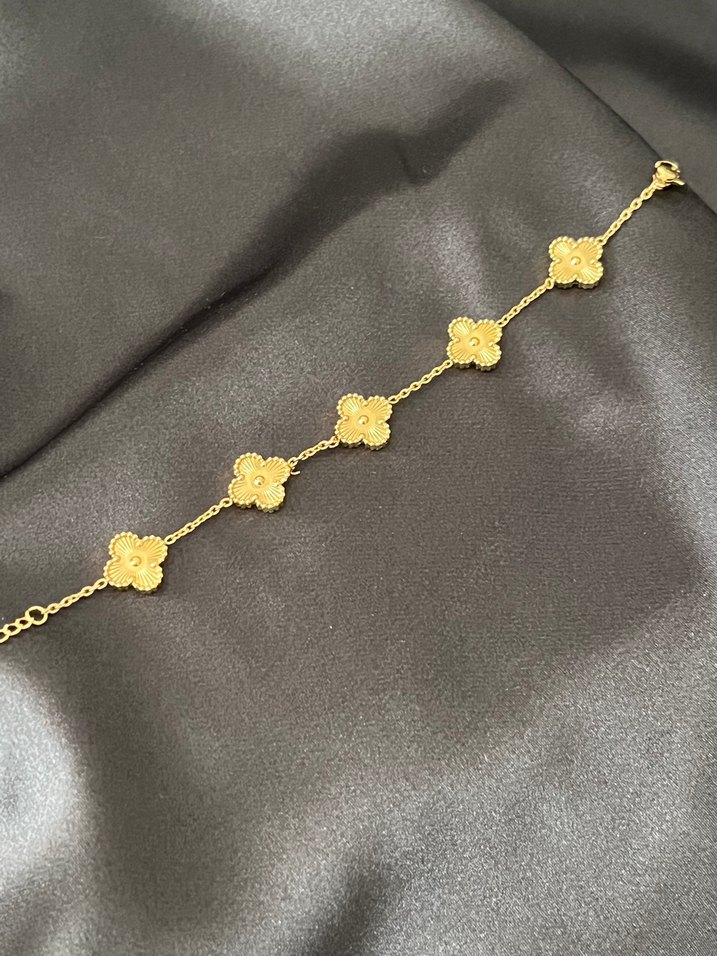 Yonca model gold bileklik — görsel 2/3