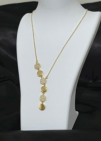 Accessorize  Gold Y Kolye Zarif Ve Sik