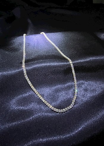 Accessorize  Sikligin Simgesi İnce Gumus Tasli Kolye
