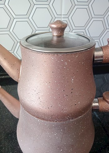 Diğer Pembe Granit Çaydanlık