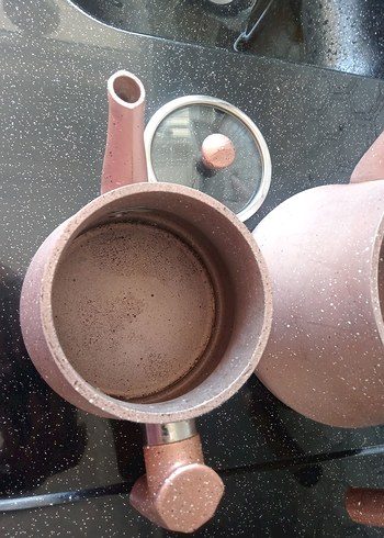  Beden pembe Renk Pembe Granit Çaydanlık