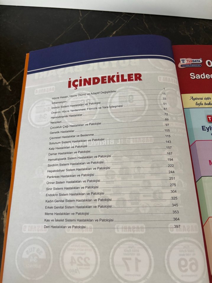 TUSDATA Patoloji 4. Baskı - Görsel 2