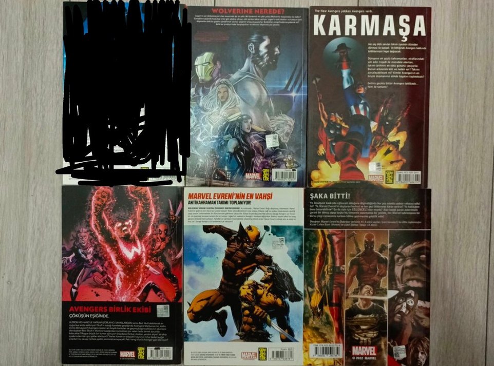 MARVEL ÇİZGİ ROMAN LOTU  AVENGERS / WOLVERINE / DEADPOOL - Görsel 3