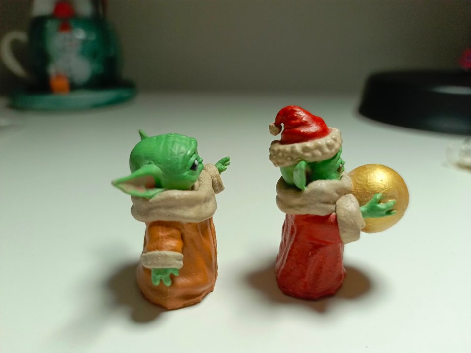 Minik Grogu figürleri - Görsel 4