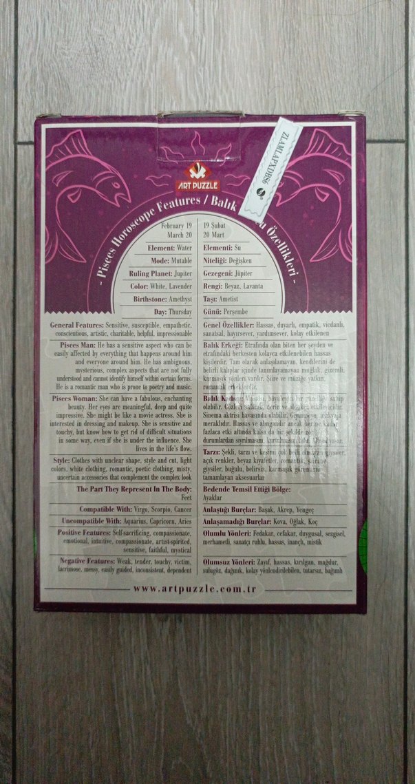 Burçlar Temalı 100 Parça Puzzle - Görsel 3