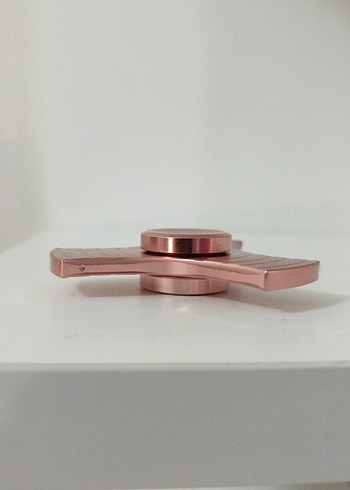 Parlak Metal Üç Kollu Spinner - Görsel 3