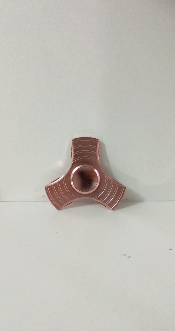 Parlak Metal Üç Kollu Spinner - Görsel 2