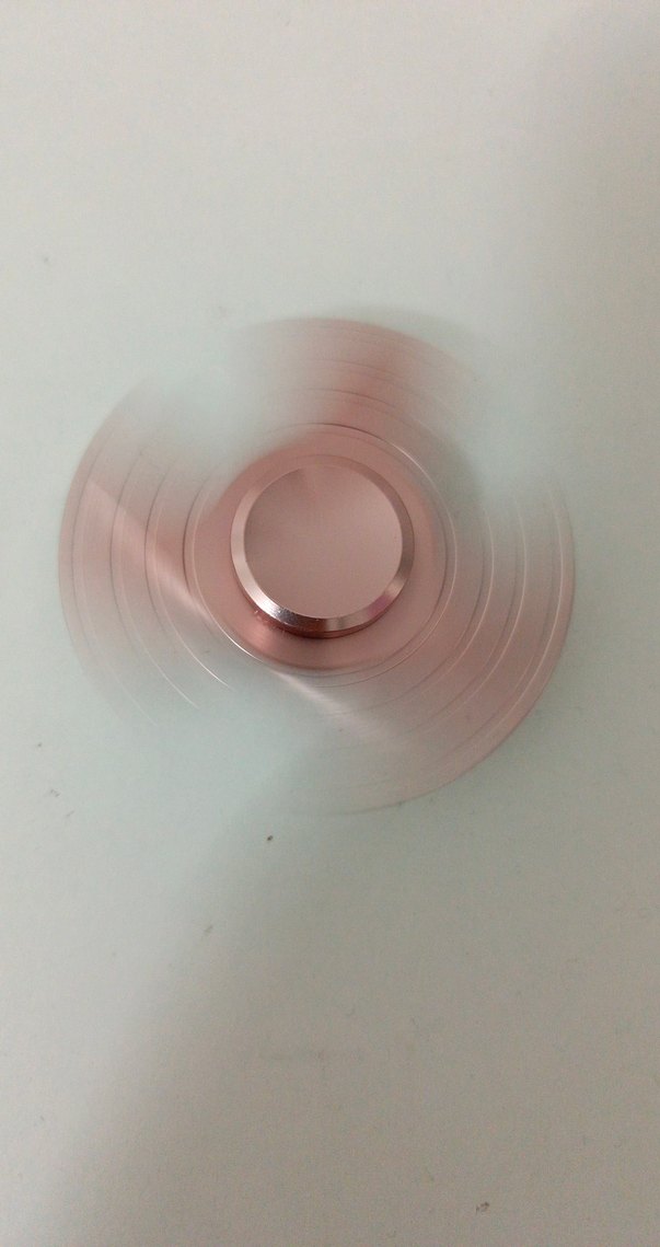 Parlak Metal Üç Kollu Spinner - Görsel 4