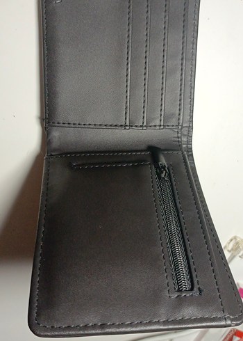 BERSHKA Kahverengi Deri Erkek Cüzdan - Görsel 3