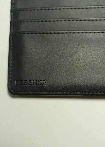 BERSHKA Kahverengi Deri Erkek Cüzdan - Görsel 4