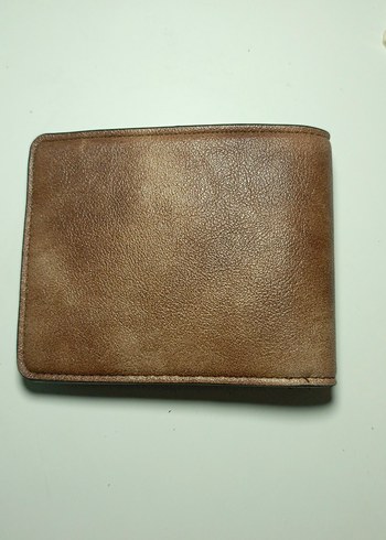 BERSHKA Kahverengi Deri Erkek Cüzdan - Görsel 2