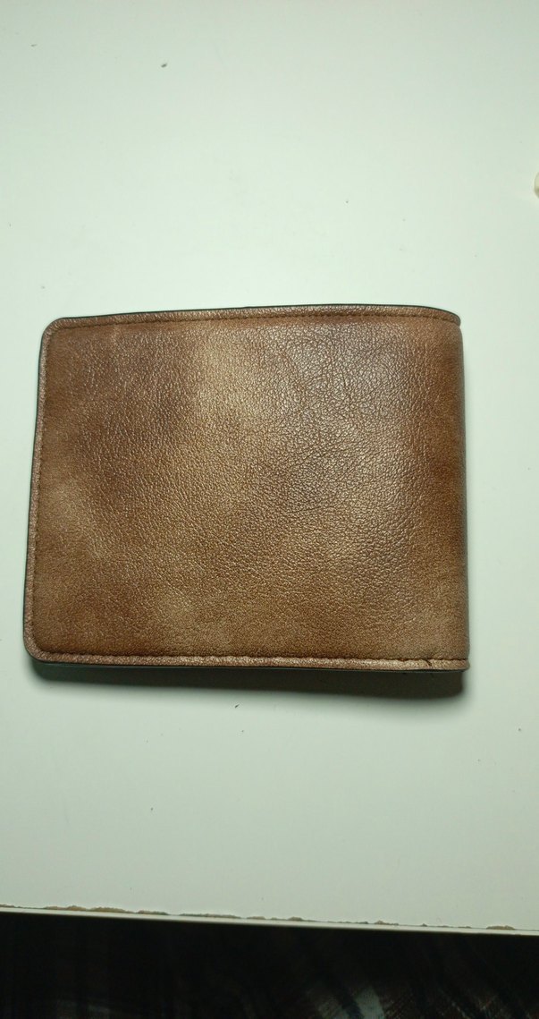 BERSHKA Kahverengi Deri Erkek Cüzdan - Görsel 2