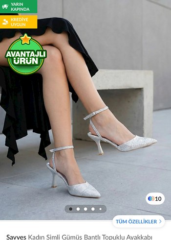 Mango Sikligin İnce İpucu Gumus İnce Topuklu Ayakkabi