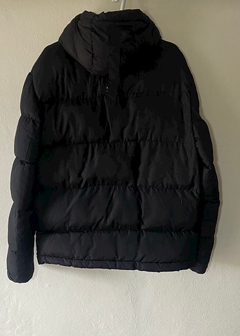 Burberry Düğmeli Siyah erkek Kışlık Mont