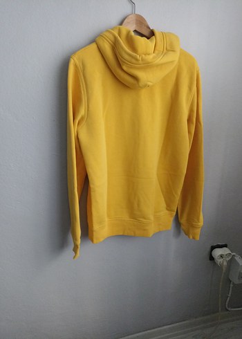 Sarı Renkli Erkek Kapüşonlu Sweatshirt - Görsel 4