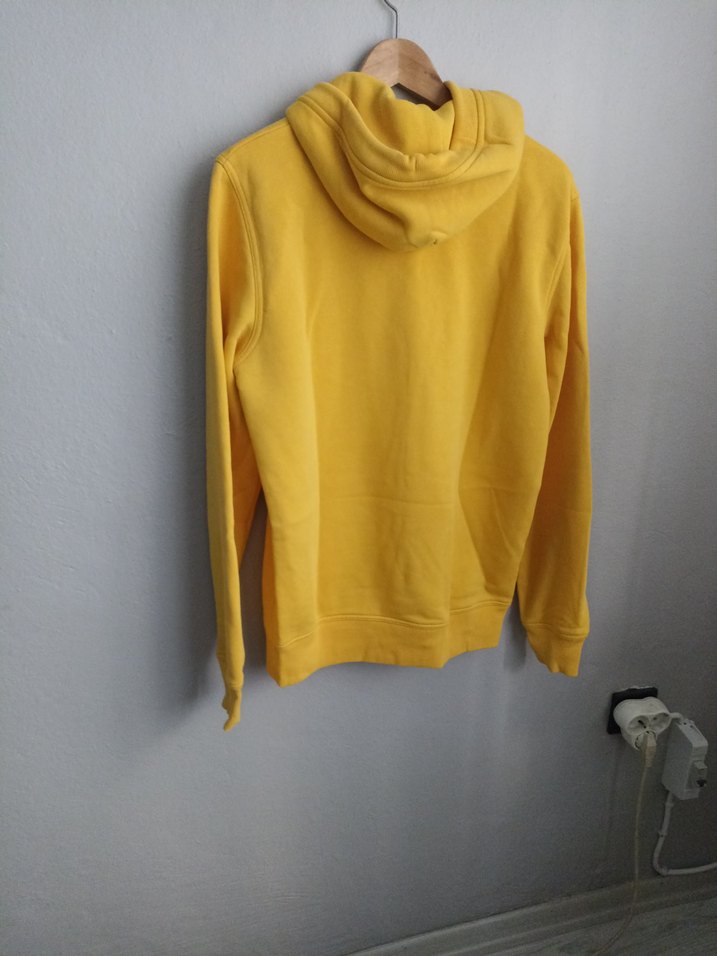 Sarı Renkli Erkek Kapüşonlu Sweatshirt - Görsel 4