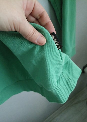 Yeşil Sweatshirt Uzun Kollu - Görsel 8