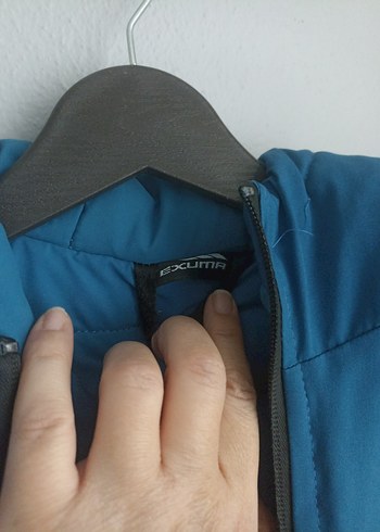 Erkek Çocuk Mavi Kapüşonlu Fermuarlı Mont - Görsel 7