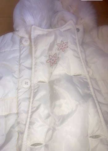 Beyaz Kürklü Bebek Tulumu - Görsel 2