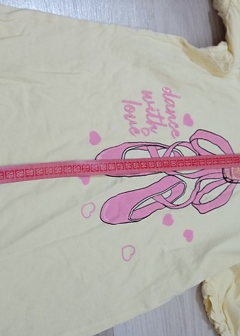 Kız Çocuk Beyaz Fırfırlı Tişört - Görsel 3