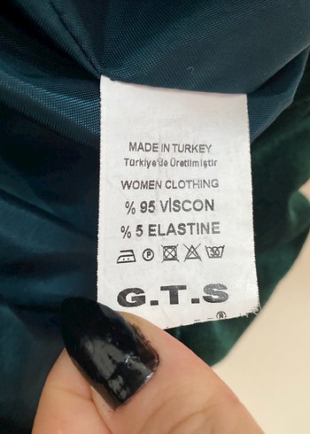 l Beden yeşil Renk Parlak Yeşil Kadın Fermuarlı Ceket