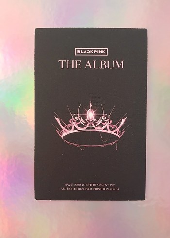 Lisa blackpink the album pc - Görsel 2