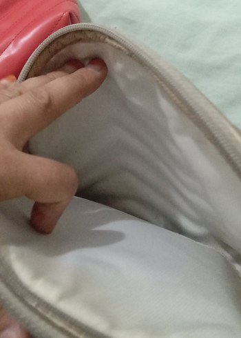  Beden Gri Zincir Detaylı Yılan Derisi Desenli Kadın Çanta