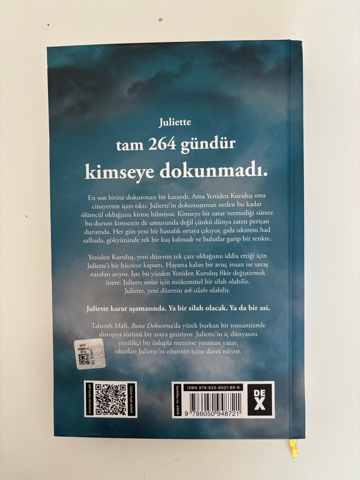 Bana Dokunma Tahereh Mafi - Görsel 2