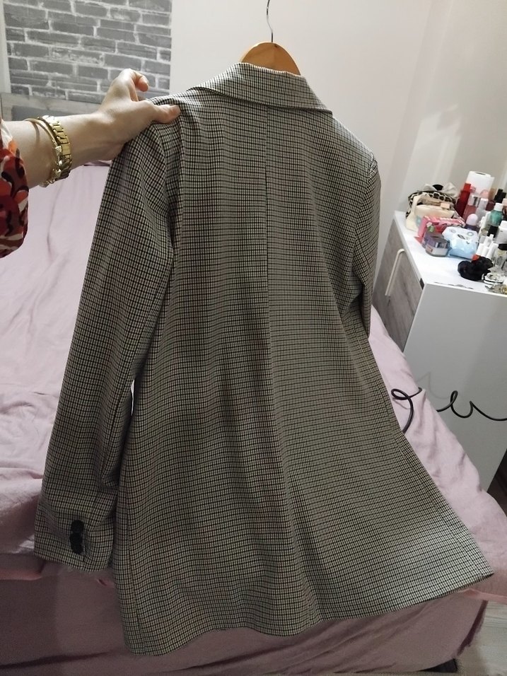 Düğmeli, Baskılı  Blazer - Görsel 3