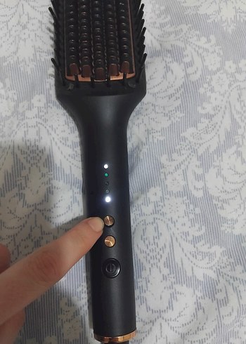 Siyah Saç Düzleştirici Fırça - Görsel 4