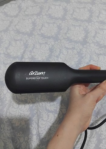 Siyah Saç Düzleştirici Fırça - Görsel 2