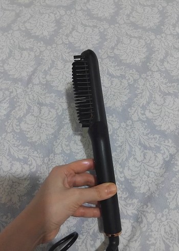 Siyah Saç Düzleştirici Fırça - Görsel 5