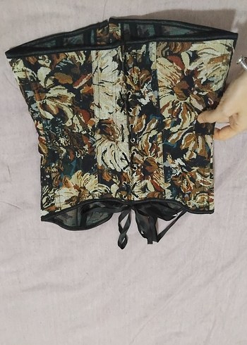 Çiçek Desenli Bohem Uzun Büstiyer - Görsel 4