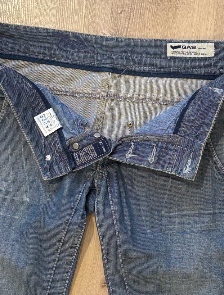 Orijinal Gas Vintage Kadın Lacivert Regular Fit Denim Pantolon - Görsel 3