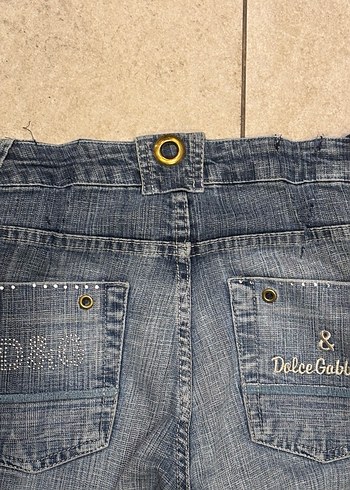 Orijinal Dolce & Gabbana  Y2K Jeans - Görsel 10