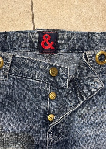 Orijinal Dolce & Gabbana  Y2K Jeans - Görsel 4