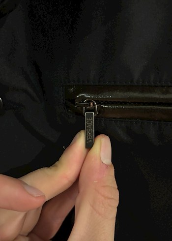 Orijinal Versace Classic Vintage Düğmeli Siyah Erkek Ceket - Görsel 2