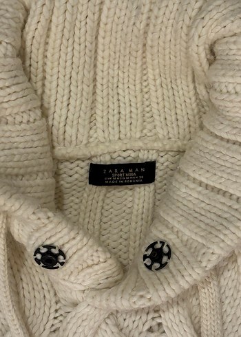 Zara Vintage Örgü Kazak - Görsel 3