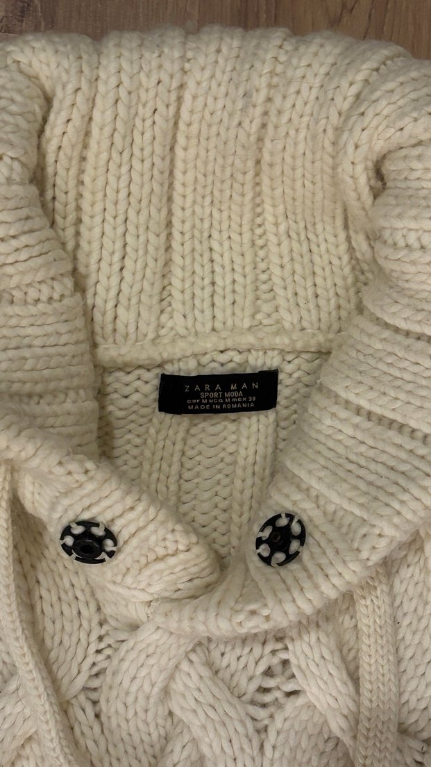 Zara Vintage Örgü Kazak - Görsel 3