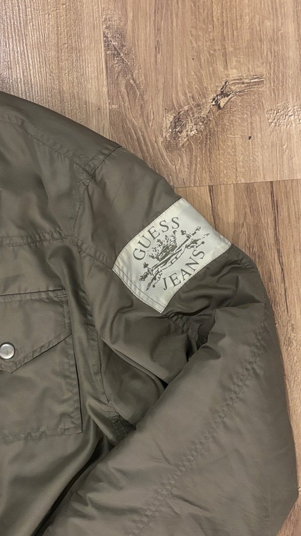 Orijinal Guess Jeans Bomber Ceket - Görsel 4