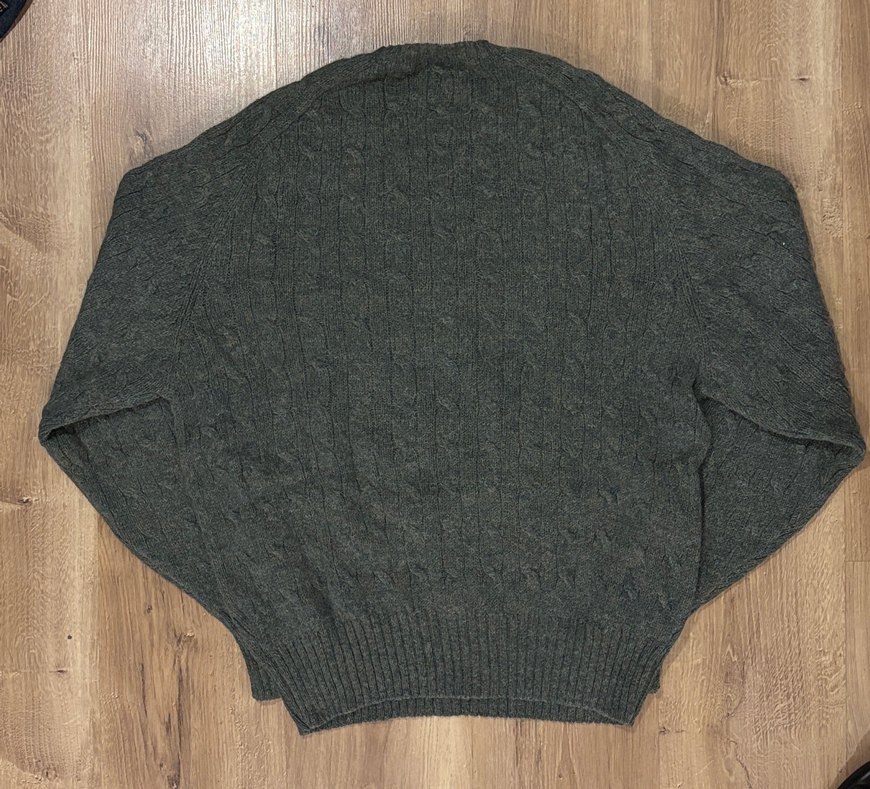 Orijinal Polo Ralph Lauren Örgü Yün Erkek Kazak - Görsel 4